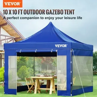 VEVOR Pavillon faltbar 3x3m Faltpavillon 240g PVC-beschichtetes Polyester Pop-Up-Pavillon 1,95-2,13m Einstellbar Partyzelt Festzelt Strandzelt Blau für Hochzeiten oder andere kommerzielle Aktivitäten VEVOR Pavillon faltbar 3x3m Faltpavillon 240g PVC-beschichtetes Polyester Pop-Up-Pavillon 1,95-2,13m Einstellbar Partyzelt Festzelt Strandzelt Blau für Hochzeiten oder andere kommerzielle Aktivitäten