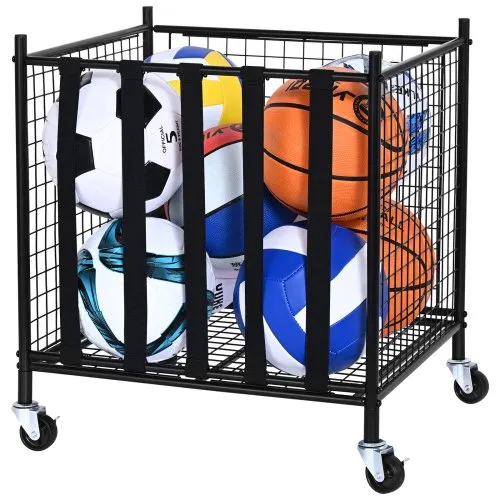 VEVOR Ballwagen Rollwagen 507 x 500 x 545 mm Sportbällen, Abschließbarer Basketballkäfig Ballkäfig, Sportausrüstung für den Innen- und Außenbereich, Rollbar Aufbewahrungswagen aus Stahl für Garagen VEVOR Ballwagen Rollwagen 507 x 500 x 545 mm Sportbällen, Abschließbarer Basketballkäfig Ballkäfig, Sportausrüstung für den Innen- und Außenbereich, Rollbar Aufbewahrungswagen aus Stahl für Garagen