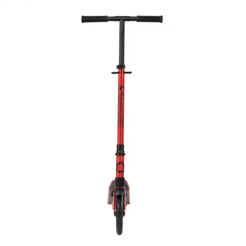 VEVOR Scooter (2 Räder) für Kinder ab 8 Jahren, Cityroller Kinderroller Straßenroller mit höhenverstellbarem Lenker & rutschfestem Deck, faltbarer Tretroller bis zu 100 kg, Schwarz + Rot – Bild 8