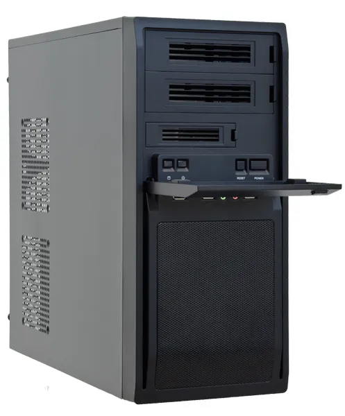 Chieftec LG-01B-OP Computer-Gehäuse Midi Tower Schwarz – Bild 2