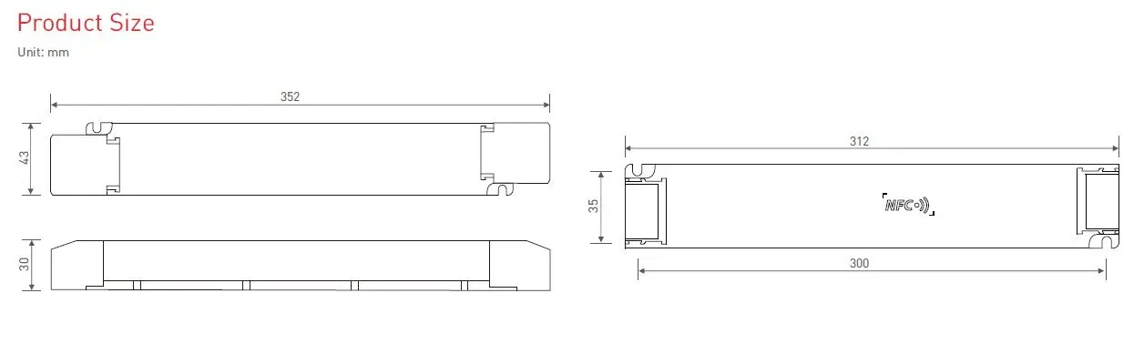 SELF Netzteil - 24V 120W IP20 TRIAC dim – Bild 2