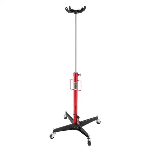 VEVOR hydraulischer Wagenheber Getriebeheber mit 500 kg Hubkapazität, Teleskop-Getriebeheber mit Pedal, 360°-Schwenkrad, 112-187 cm Hubhöhe, Hebezeug für Garage / Werkstatt Rot + Schwarz – Bild 10