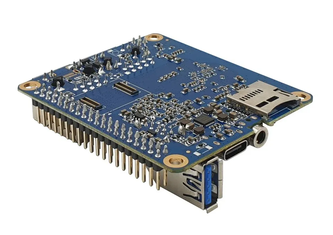 Rock Pi E D8P Dual Ethernet Board RK3328 1GB RAM oh. Wifi/BT (PoE ready) – Bild 3