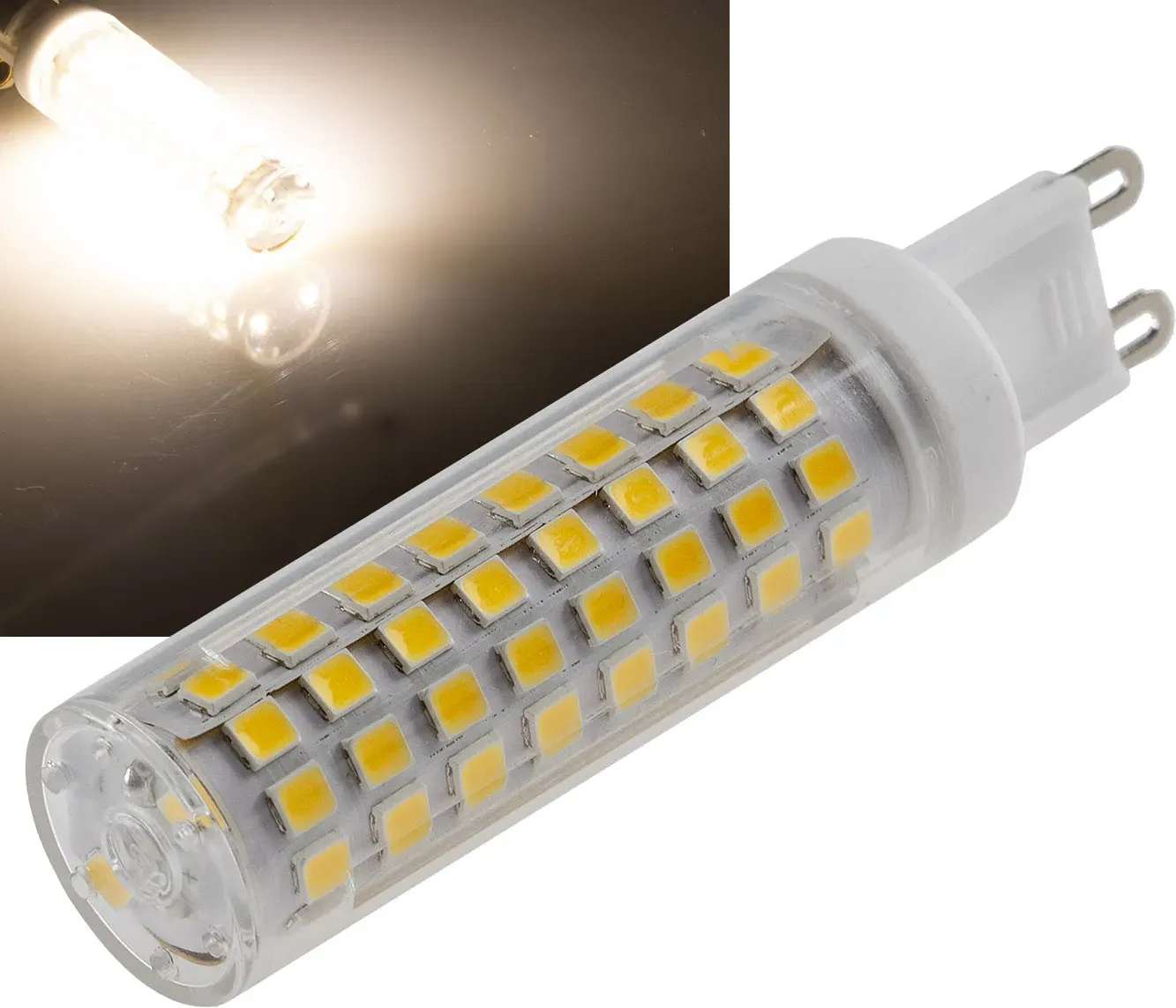LED Stiftsockel G9, 10W, 1140lm 330°, 230V, 4000K, neutralweiß LED Stiftsockel G9, 10W, 1140lm 330°, 230V, 4000K, neutralweiß