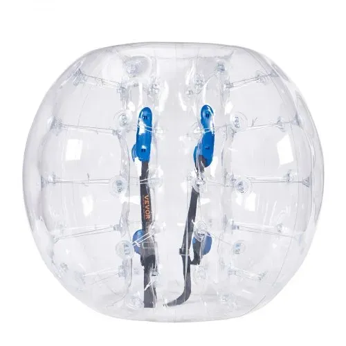 VEVOR Aufblasbarer Bump Ball Bumper Stoßball 1 Stk. 1,2 m x 1,03 m, Menschlicher Kollisionsball, PVC-Körperblasen-Bounce-Ball für Outdoor-Aktivitäten, Transparente Punkte Aufblasbarer Bumper Ball VEVOR Aufblasbarer Bump Ball Bumper Stoßball 1 Stk. 1,2 m x 1,03 m, Menschlicher Kollisionsball, PVC-Körperblasen-Bounce-Ball für Outdoor-Aktivitäten, Transparente Punkte Aufblasbarer Bumper Ball