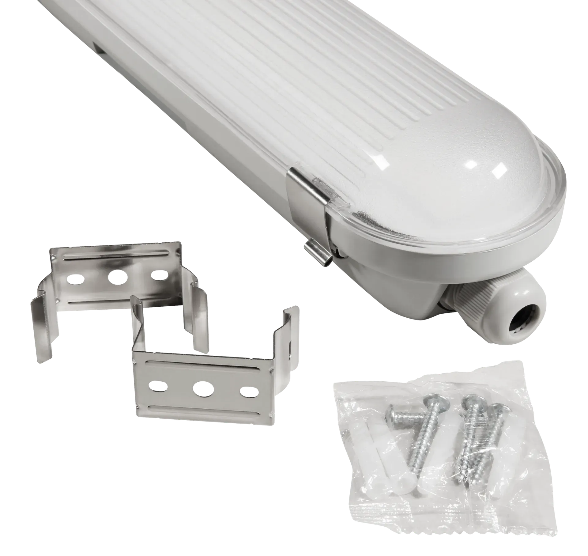 LED Feuchtraumleuchte McShine ''FL-215'', IP65, 7.200lm, 4000K, 48W, 150cm, neutralweiß – Bild 3