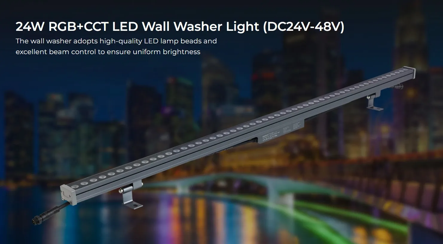 MiBoxer RL5-24 LED Garden Wall Washer 24W RGB+CCT 2.4G IP66 24V – Bild 4