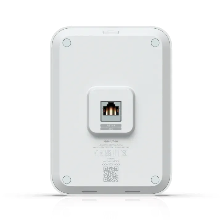 Ubiquiti Wireless AP WIFI7 • BE5000 • 2x2 • Indoor • 3x 2,5 GbE • In-Wall • UniFi • U7-IW – Bild 3