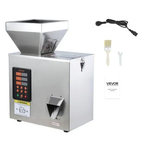VEVOR Pulverabfüllmaschine Partikelspender Pulverfüller Automatisch 1-99,9g, Intelligentes Wiegen & Abfüllen, Edelstahlkonstruktion, Hohe Genauigkeit, Ideal für Nüsse Samen Kaffeebohnen Getreide Mehl – Bild 8