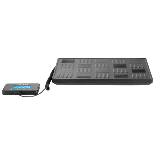 VEVOR Digitale Paketwaage, 20/100 g, doppelte Genauigkeit, 300 kg Plattformwaage mit Hold-/Tara-Funktion & LCD-Display, für Pakete, Porto, Gepäck, Batterie & Ladekabel im Lieferumfang enthalten – Bild 8
