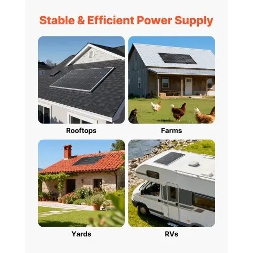 VEVOR Monokristalline Solarmodule 200 W, Solarpanel mit MC4-Ausgangsleistung & Aluminiumrahmen, PV-Modul IP65 wasserdicht, netzunabhängiger Balkonkraftwerk für Autos, Boote, RVs & Flachdächer – Bild 5