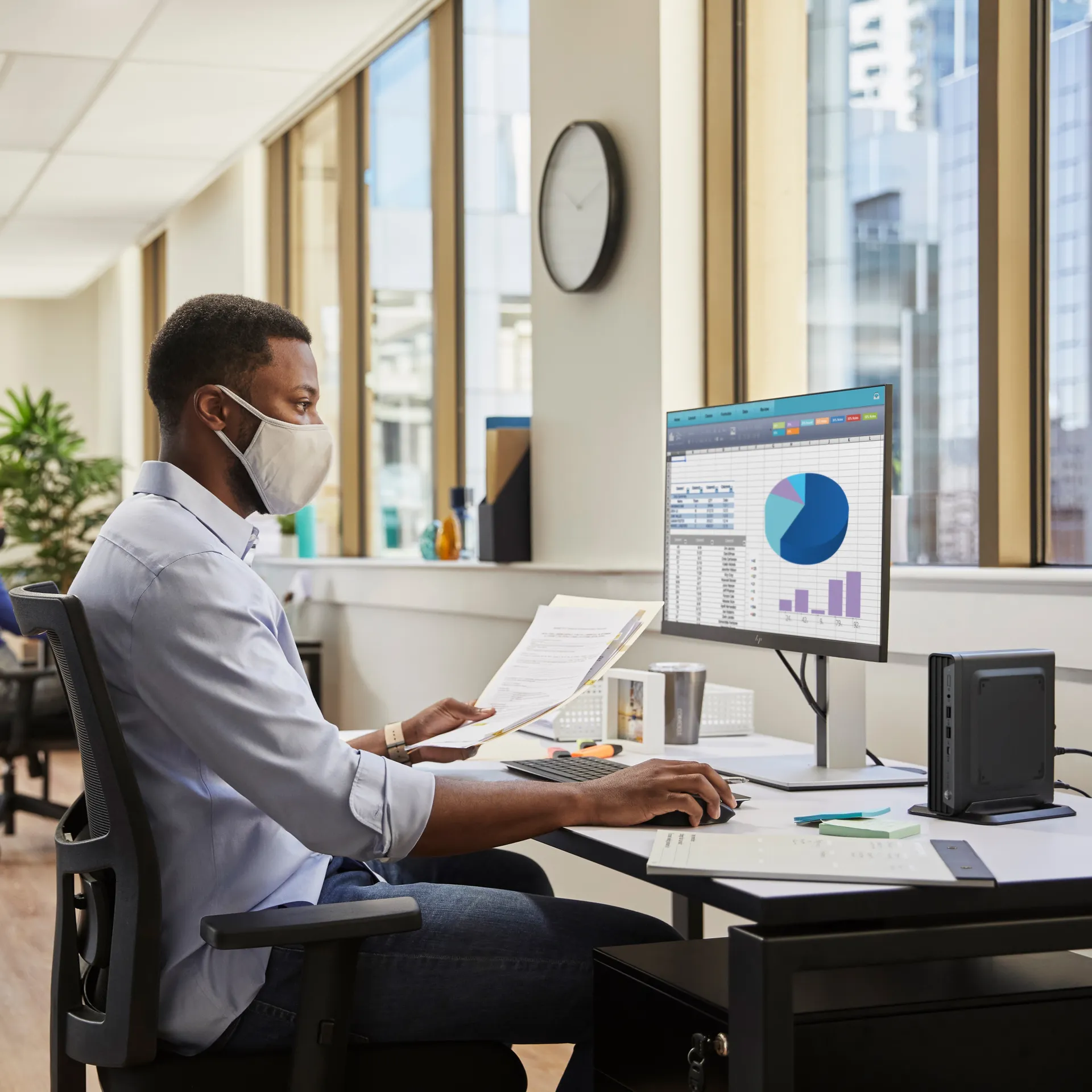 HP Pro Mini 400 G9 Intel® Core™ i5 i5-14500T 16 GB DDR5-SDRAM 512 GB SSD Windows 11 Pro Mini PC Mini-PC Schwarz – Bild 5