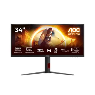 AOC G4 CU34G4 Computerbildschirm 86,4 cm (34″) 3440 x 1440 Pixel Wide Quad HD LED Schwarz, Rot AOC G4 CU34G4 Computerbildschirm 86,4 cm (34″) 3440 x 1440 Pixel Wide Quad HD LED Schwarz, Rot