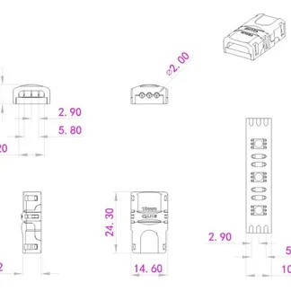 Synergy 21 LED FLEX Strip zub. Easy Connect Strip to Wire 10mm CCT Synergy 21 LED FLEX Strip zub. Easy Connect Strip to Wire 10mm CCT