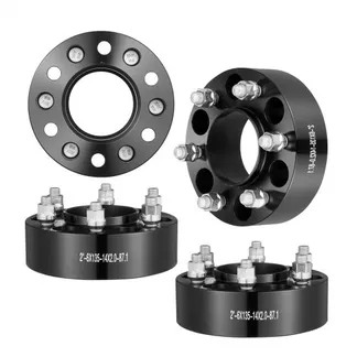 VEVOR Spurverbreiterungen, 2 Zoll 6 x 5,3 Zoll Radadapter, 6 Radbolzen, geschmiedetes Distanzstück, 87,1 mm Bohrung, nabenzentrische M14 x 2 Bolzen, Ford Expedition, F150, Lincoln Navigator VEVOR Spurverbreiterungen, 2 Zoll 6 x 5,3 Zoll Radadapter, 6 Radbolzen, geschmiedetes Distanzstück, 87,1 mm Bohrung, nabenzentrische M14 x 2 Bolzen, Ford Expedition, F150, Lincoln Navigator