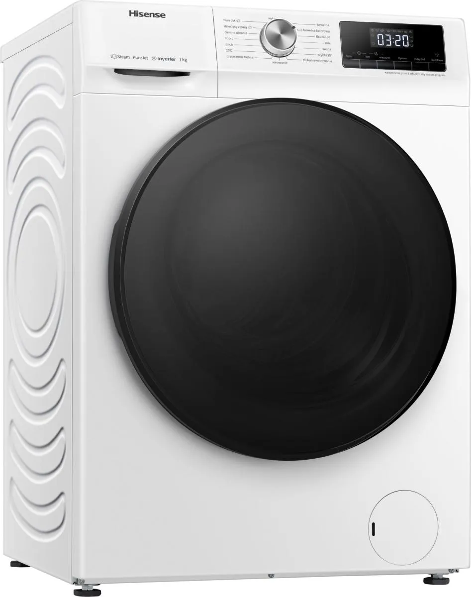 Hisense Freistehend Waschmaschine, 7 kg – Bild 2