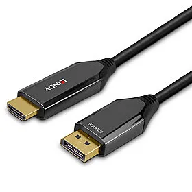 Lindy 40932 Videokabel-Adapter 3 m DisplayPort HDMI Schwarz – Bild 5
