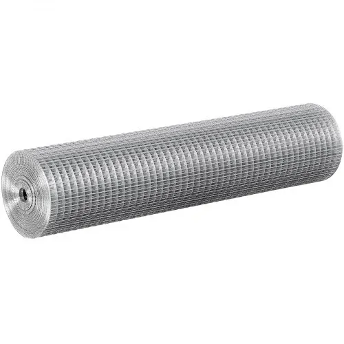 VEVOR Drahtgeflecht 610mmx7,62m Volierendraht 19 Gauge Maschendrahtzaun, Feuerverzinkte Maschendrahtrolle 12,7x12,7mm Maschenweite Maschendraht für Kaninchenkäfige Kleine Nagetiere – Bild 8