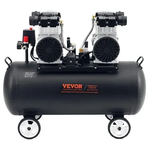 VEVOR-Luftkompressor, 20 Gallonen Stahltank, 4 PS, 14,6 CFM bei 90 PSI, ölfreier Luftkompressor und max. 125 PSI Druck, 78 dB ultraleiser tragbarer Kompressor, für Autoreparatur, Reifenbefüllung, Spritzlackierung – Bild 10