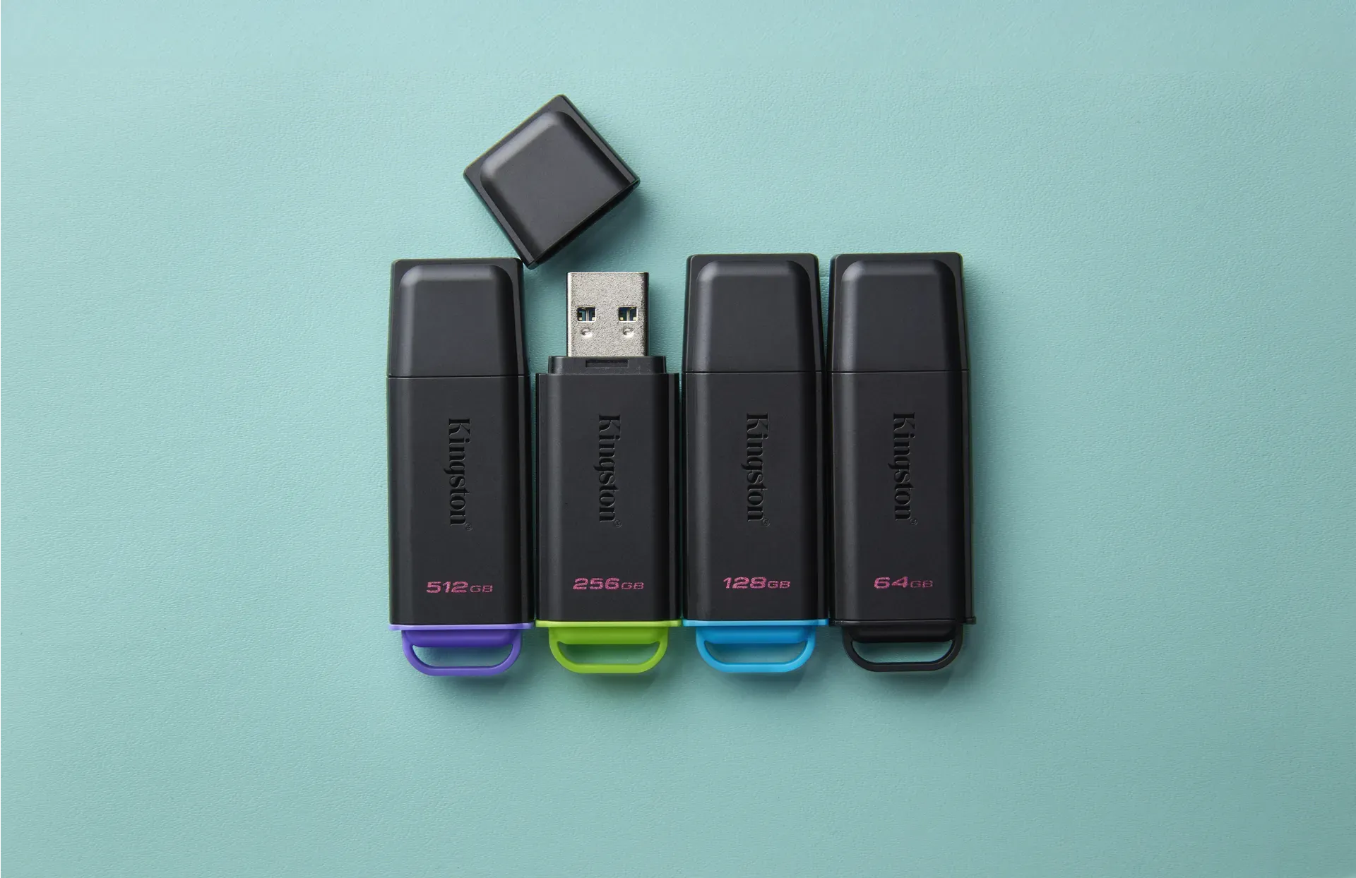 Kingston Technology DataTraveler 512GB Tragbarer USB 3.2 Gen 1 Exodia Schwarz + Violett – Bild 7