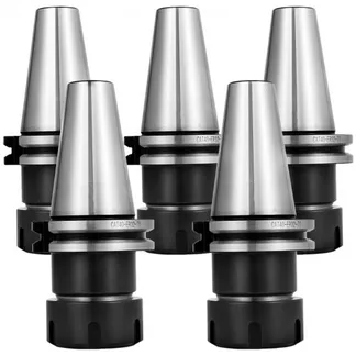 VEVOR 5-teiliges Spannzangen-Set, CAT40 ER32 Spannzangenfutter, für CNC-Graviermaschine und Fräsdrehmaschine (CAT40 ER32) VEVOR 5-teiliges Spannzangen-Set, CAT40 ER32 Spannzangenfutter, für CNC-Graviermaschine und Fräsdrehmaschine (CAT40 ER32)