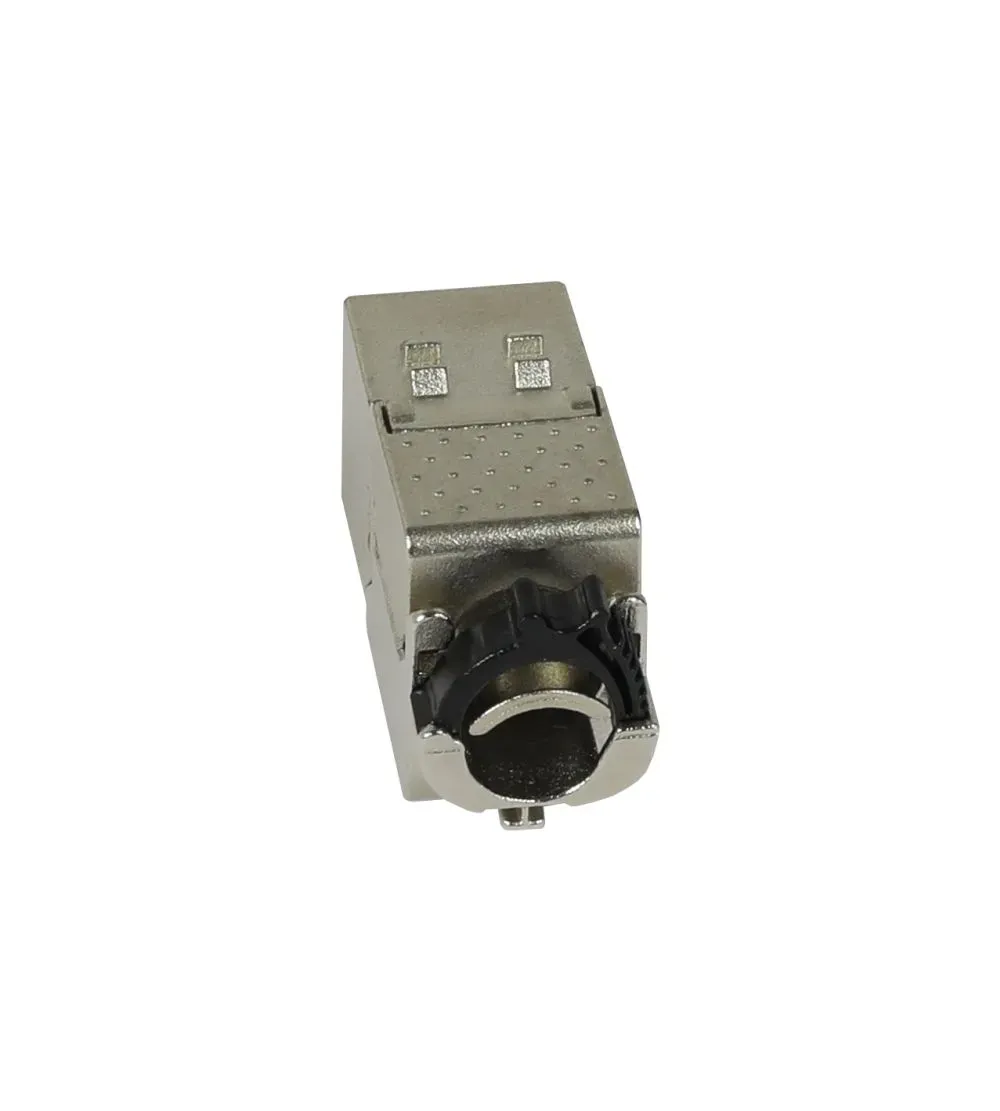 Keystone, Modul, TP-Buchse(RJ45), CAT6A, 500MHz, Slim-line, mit Kabelklemme, Synergy 21, – Bild 4