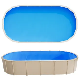 VEVOR Poolinnenfolie, 3,75×7,32 m Poolfolie für 120 cm Wandhöhe, Schwimmbadfolie aus PVC, Innenhülle 0,4 mm Stärke, Ersatzfolie UniBead, Geeignet für Oberirdische Pools mit Stahlwänden, Blau VEVOR Poolinnenfolie, 3,75×7,32 m Poolfolie für 120 cm Wandhöhe, Schwimmbadfolie aus PVC, Innenhülle 0,4 mm Stärke, Ersatzfolie UniBead, Geeignet für Oberirdische Pools mit Stahlwänden, Blau