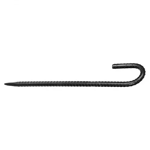 VEVOR Bodenanker, 304,8 mm, J-Typ mit 10 mm Durchmesser, verzinkte Zeltheringe, Erdanker, Erdnägel, Heringe, für Zelten, Vordächern, Camping, Trampolin, Blumenständer (16er-Pack) – Bild 10