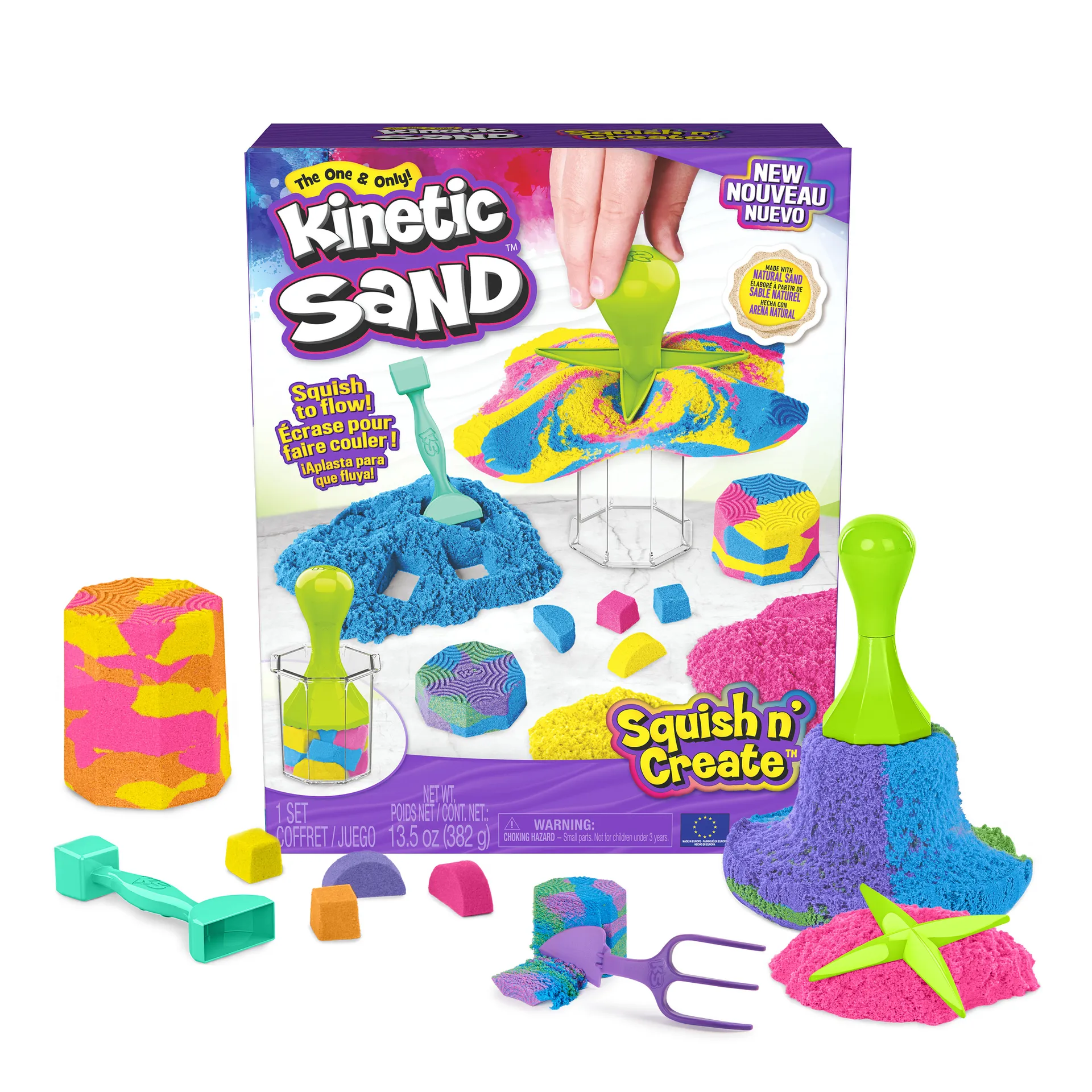 Kinetic Sand Squish N’ Create Set Kinetic Sand Squish N’ Create Set