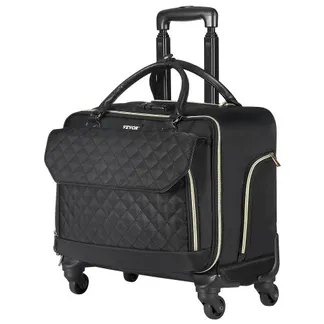 VEVOR Laptop Notebook Trolley Aktenkoffer Notebooktasche 17,3 inch / 43,9 cm Schwarz/Gold VEVOR Laptop Notebook Trolley Aktenkoffer Notebooktasche 17,3 inch / 43,9 cm Schwarz/Gold