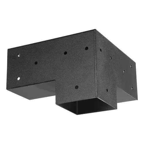 VEVOR Pfostenverbinder, Pfostennecke passend für 92 x 92 mm Pfosten, 4-teilige 3-Wege-Eckhalterungen mit Pfostenträger, Pergola-Halterungen Set, Ideal für Pavillons, Terrassenpergolen – Bild 10