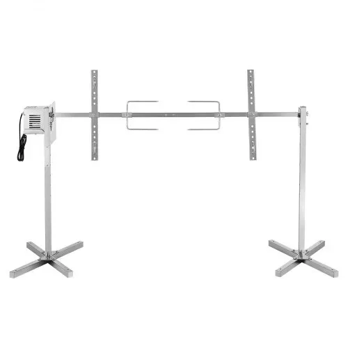 VEVOR Spanferkelgrill Lammgrill Spießbratengrill 1422,4 mm Rotisserie-Grill AC 220-240 V, 8-stufiges elektrisches Rotisserie-Grill-Set mit 60 kg Tragkraft, 38 W Motor Grillset für Partys – Bild 8