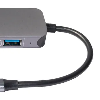 D-Link DUB-2340 Schnittstellen-Hub USB Typ-C 5000 Mbit/s Grau D-Link DUB-2340 Schnittstellen-Hub USB Typ-C 5000 Mbit/s Grau