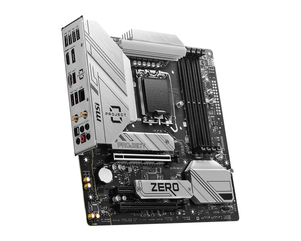 MSI B760M Ptoject Zero Intel B760 LGA 1700 micro ATX – Bild 3