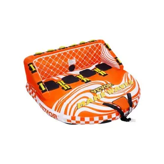 VEVOR Fun Tube Set zum Bootfahren, Aufblasbare Schleppboote für 1–4 Personen, 300 kg Wassersport-Schleppschlauch zum Ziehen von Booten – mit Haltegriffen, Schlepppunkten und Sicherheitsventil VEVOR Fun Tube Set zum Bootfahren, Aufblasbare Schleppboote für 1–4 Personen, 300 kg Wassersport-Schleppschlauch zum Ziehen von Booten – mit Haltegriffen, Schlepppunkten und Sicherheitsventil