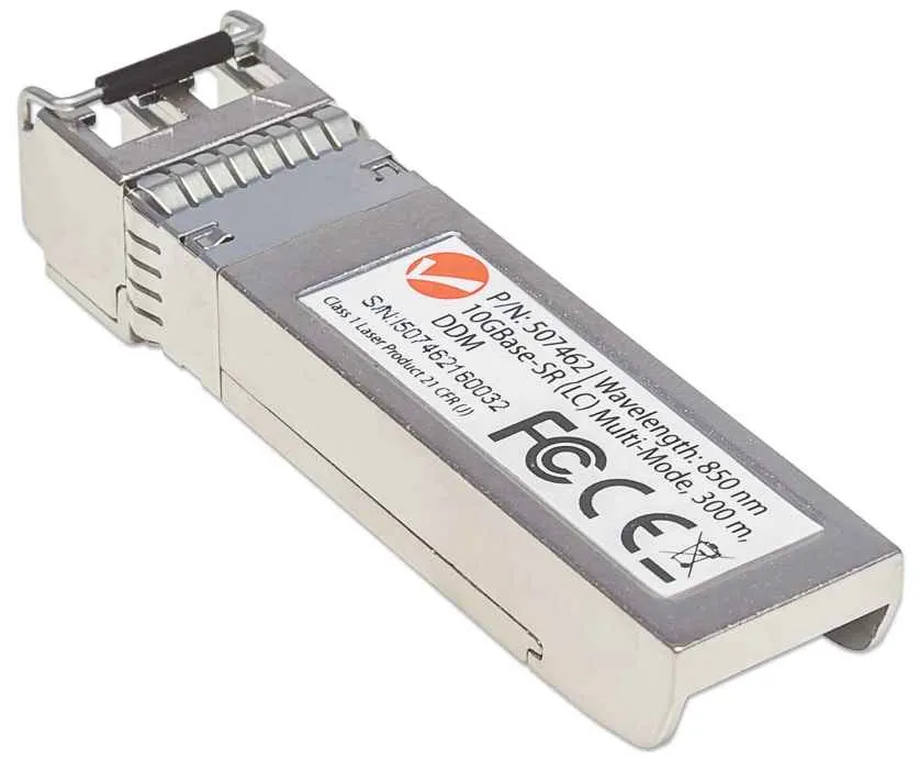 Intellinet 10 Gigabit SFP+ Mini-GBIC Transceiver für LWL-Kabel, 10GBase-SR (LC) Multimode-Port, 300 m – Bild 4