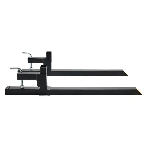 VEVOR 2x Palettengabeln Anklemmbar 1090x70x230mm Gabelträger 907kg Tragfähigkeit Gabelzinken 109cm Gesamtlänge mit 76,2cm-Gabelblatt Gabelstapler Gabelstaplerzinken Frontlader Palettenrahmen – Bild 10