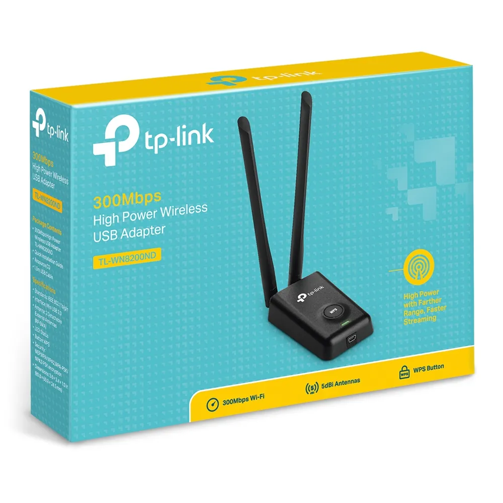 TP-Link 300Mbit/s-High-Power-WLAN-USB-Adapter – Bild 4