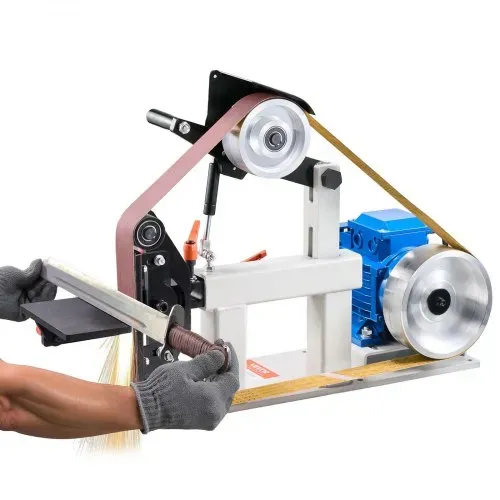 VEVOR Bandschleifmaschine 1500 W Band und Scheiben Schleifmaschine 5,08 x 208,28 cm Riemengröße Bandschleifmaschine 1 Phase in 3 Phase Schleifgerät 427 X 30,5 cm Gummischeibe Band-Tellerschleifer – Bild 10