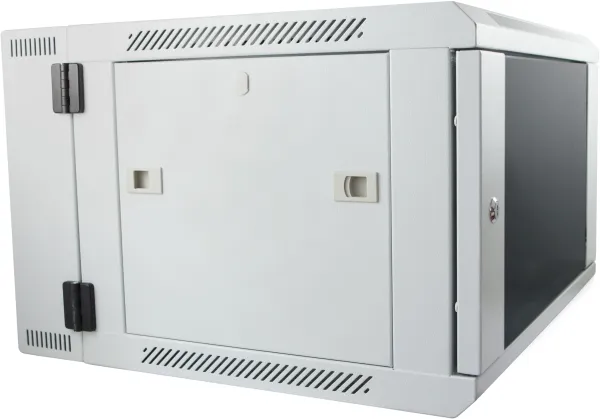 ALLNET 19"Wandgehäuse, 12HE, 2-teilig, T600mm, Lichtgrau, SMB-Serie, – Bild 3