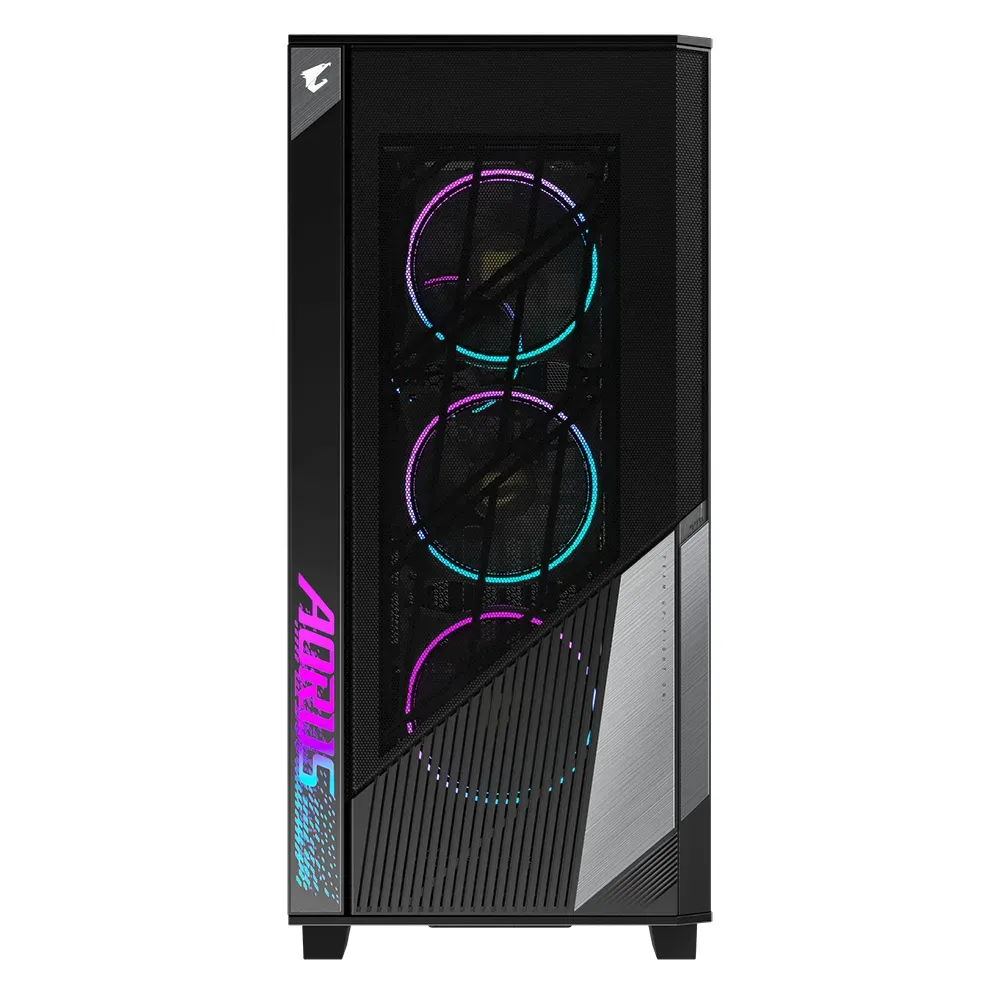GIGABYTE GB-AC500G ST Computer-Gehäuse Midi Tower Schwarz – Bild 2