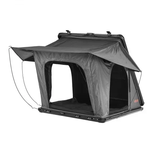 VEVOR Autodachzelt Hartschalen für 2-3 Personen, Campingzelt aus Aluminium mit Dreifarbiger LED-Beleuchtung & 1 Fenster, Wasserfest & Windicht, für Jeep SUV Pickup, 256 x 222 x 152 cm (Aufgeklappt) – Bild 8