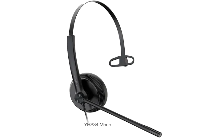 Yealink SIP zub. QD/RJ YHS34 Monaurales Headset mit NoiseCancelling Yealink SIP zub. QD/RJ YHS34 Monaurales Headset mit NoiseCancelling