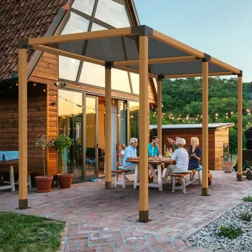 VEVOR 2er-Set Pfostenverbinder, 10 x 10 cm (Innengröße 91,44 x 91,44 mml) Pfostenecke Pergola Eckverbinder Holzverbinder 90°-Stiefelstruktur Eckhalterung Holzbalken Pavillon Halterungs Set – Bild 7