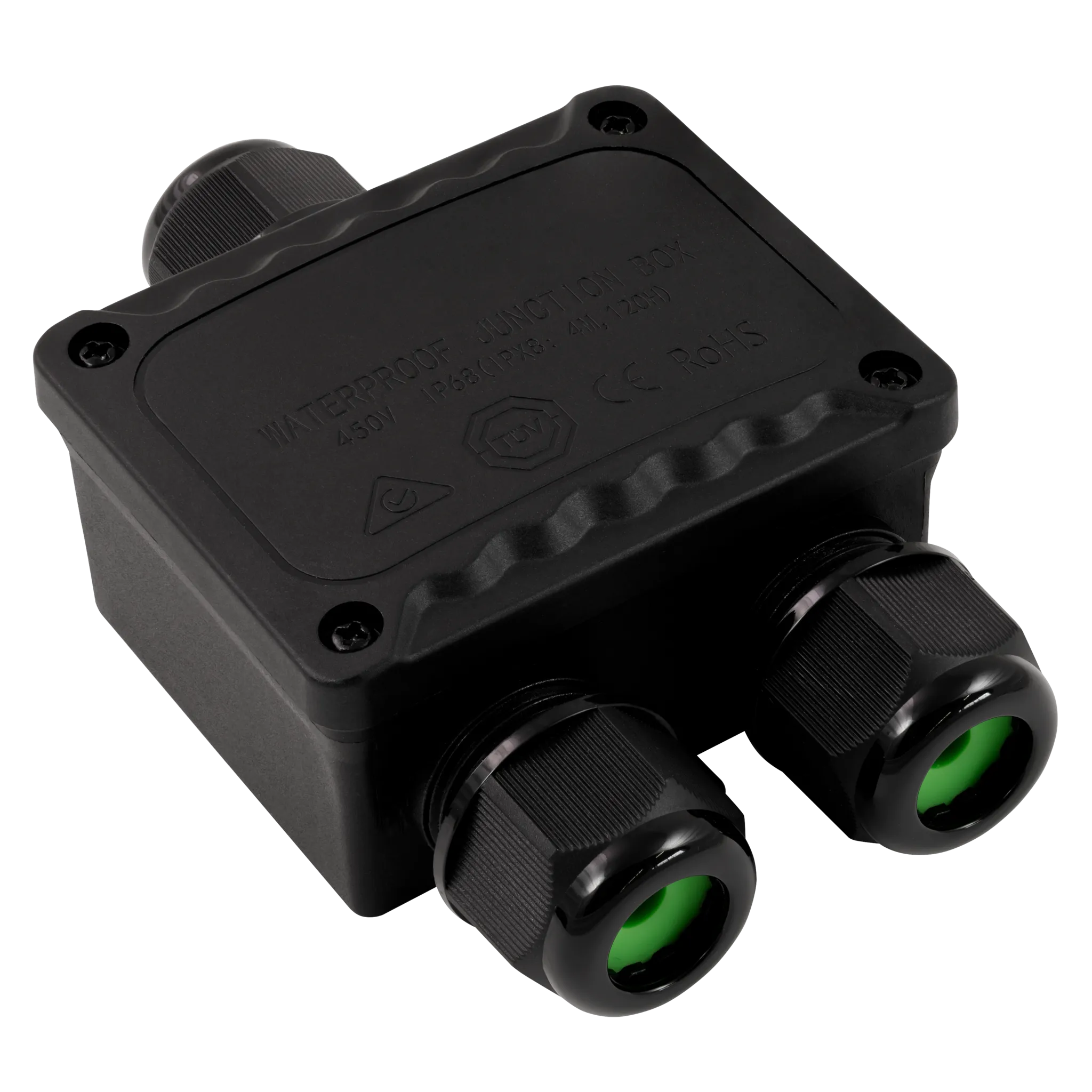 Abzweigdose McPower, IP68 - für Außen, 1 Ein- und 2 Ausgänge, Y-Version, 123x82x42mm – Bild 2