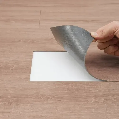 VEVOR Selbstklebende Vinyl-Bodenfliesen, 91,4 x 15,2 cm, 36 Stk., 2,5 mm dick, zum Abziehen und Aufkleben, natürliche Holzmaserung, DIY-Bodenbelag für Küche, Esszimmer, Schlafzimmer und Badezimmer – Bild 8