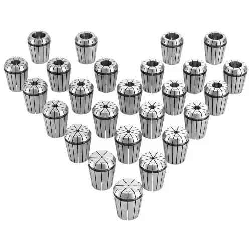 VEVOR ER32 Spannbuchsen Set 1/16 Zoll bis 13/16 Zoll 25-tlg. Spannzangensatz, für Fräsmaschinen & Bohrmaschinen, 0,0008 Zoll Rundlaufgenauigkeit, CNC-Spannzangen mit Aufbewahrungsbox, Legierter Stahl – Bild 10