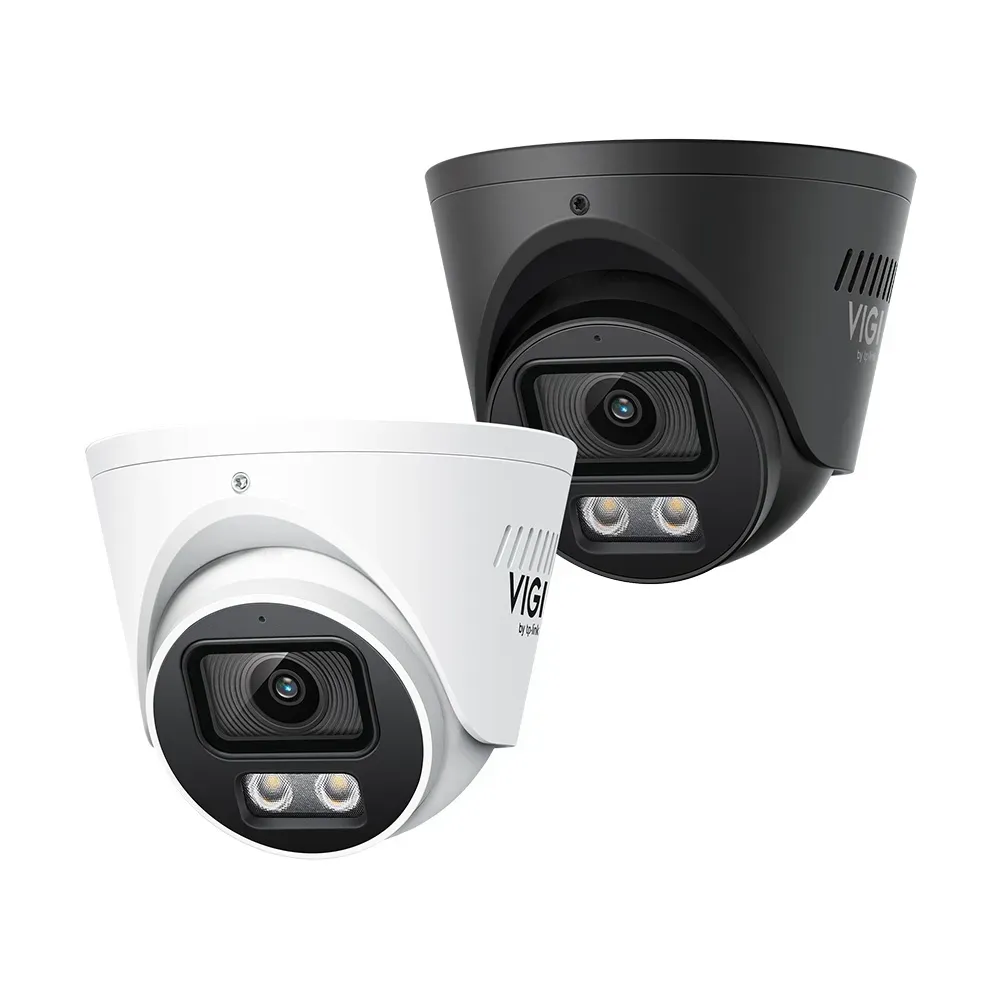 TP-Link – 4MP Full-Color Turret Network Camera InSight S445 (4mm) TP-Link – 4MP Full-Color Turret Network Camera InSight S445 (4mm)
