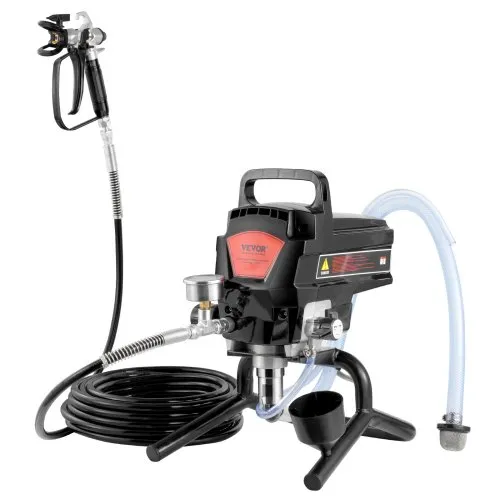 VEVOR Tragbares Airless-Farbspritzgerät, 950 W, 3000 psi, Hocheffizientes Elektrisches Spritzgerät, Farbspritzgeräte Spritzlackiermaschine Hochdruck-Airless-Farbsprühsystem mit 15 m Schlauchlänge VEVOR Tragbares Airless-Farbspritzgerät, 950 W, 3000 psi, Hocheffizientes Elektrisches Spritzgerät, Farbspritzgeräte Spritzlackiermaschine Hochdruck-Airless-Farbsprühsystem mit 15 m Schlauchlänge