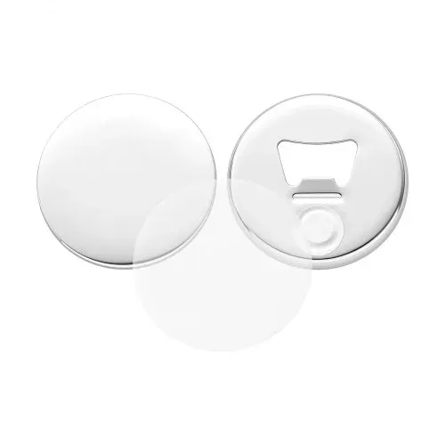 VEVOR Buttonmaschine-Zubehör 50-tlg. Set 58 mm, Kühlschrankmagnete Flaschenöffner & Schlüsselanhänger Transparente Mylar-Folien & Runde Blanko-Papiere für DIY-Projekte – Bild 10